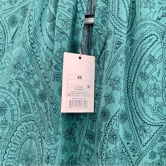 SOLD ❌ New Day boho maxi dress size XS green with boho pattern New with tags - Picture 5 of 16
